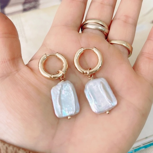 Zara Fresh Water Pearl Necklace Silver Thick Crab Clasp - Picture 3 of 16